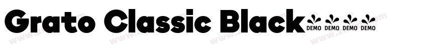 Grato Classic Black字体转换
